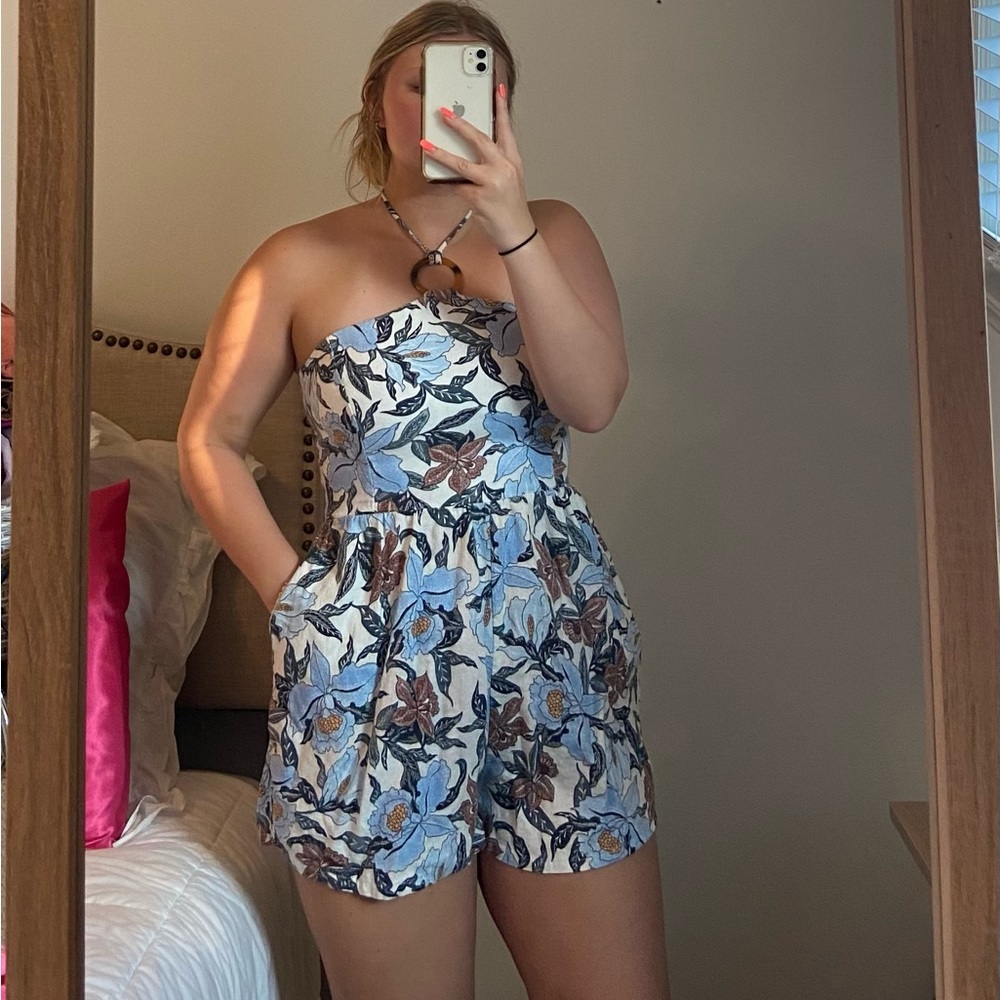 O-Ring Halter Romper